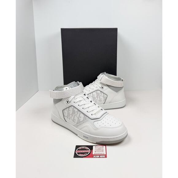 Size 45EU/12US - Dior B27 High Top Oblique White Sneakers🤍 Retail $1250!
